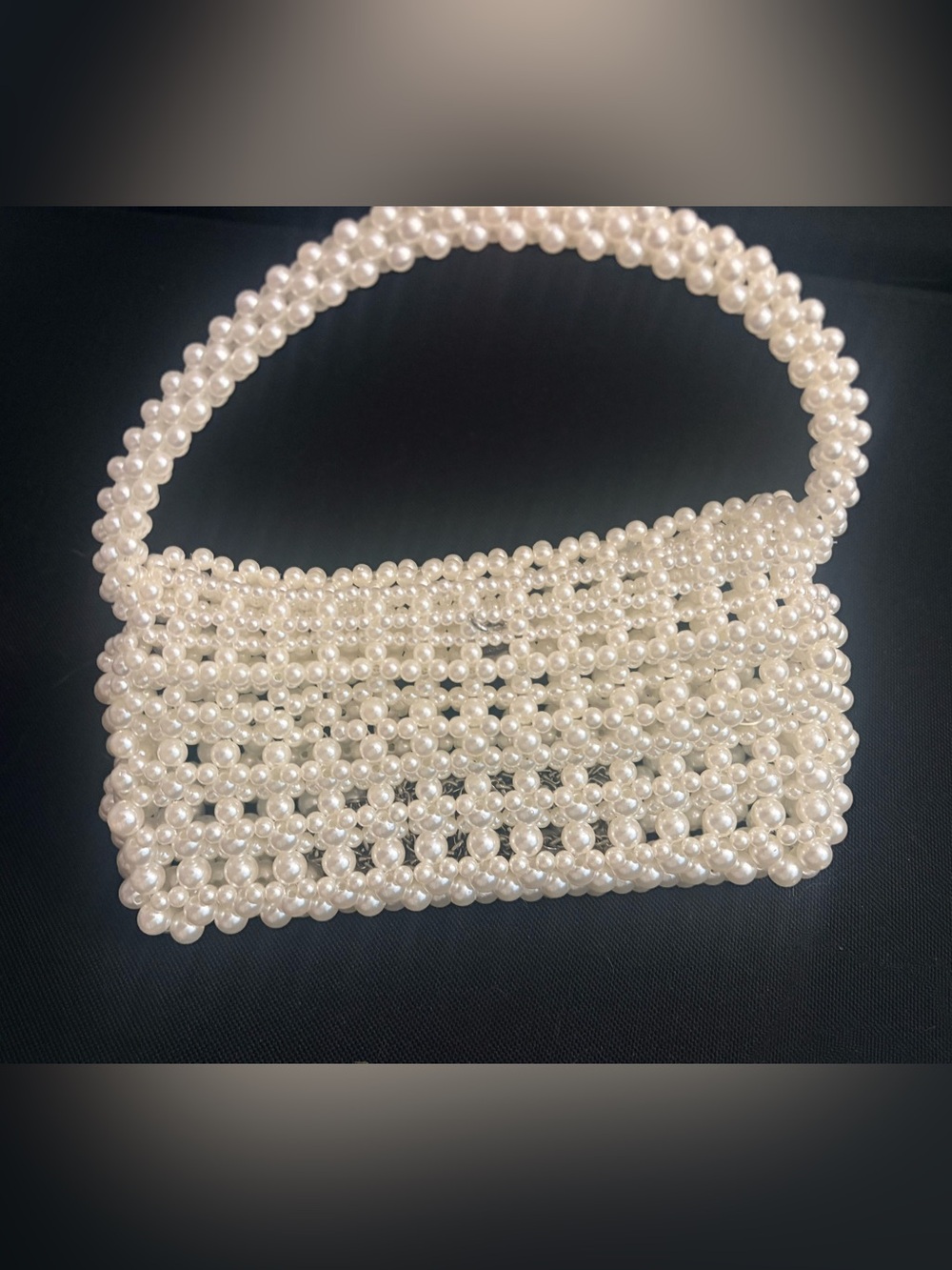 Dolce Vita Ivory Pearl Beaded Mini Bag - Bridal